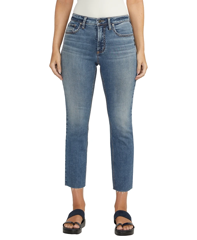Silver Jeans Co. Women's Most Wanted Mid Rise Straight Jeans