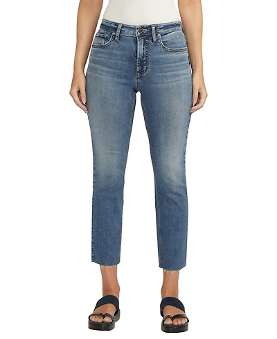 Silver Jeans Co. Women's Most Wanted Mid Rise Straight Jeans