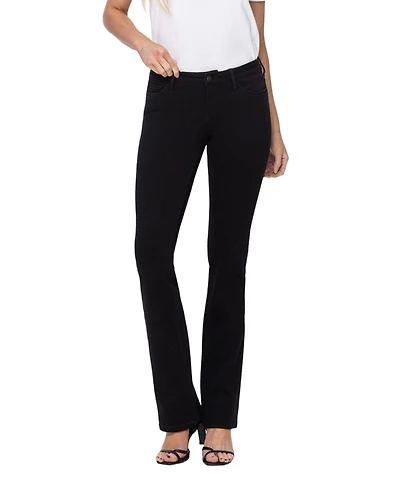 Flying Monkey Women's Low Rise Bootcut Jeans