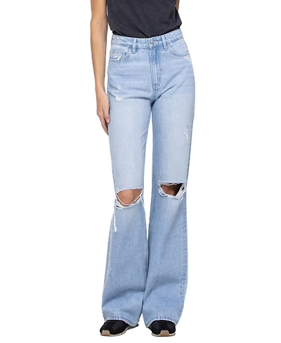 Vervet Women's Super High Rise 90's Vintage-like Flare Jeans