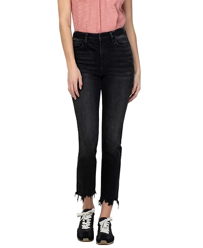 Vervet Women's High Rise Slim Straight Jeans