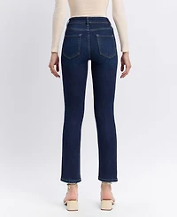 Vervet Women's High Rise Ankle Slim Straight Jeans