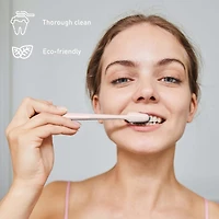 Natural Radiance Combo: Activated Coconut Charcoal Powder Natural Teeth Whitener + 100% Eco-friendly Cedarwood Toothbrushes (6 Pack)