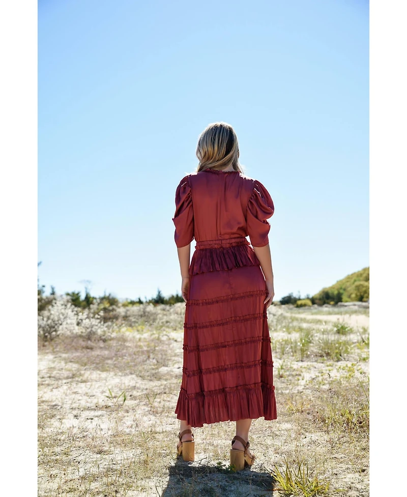 Jessie Zhao New York Alice Dress In Red