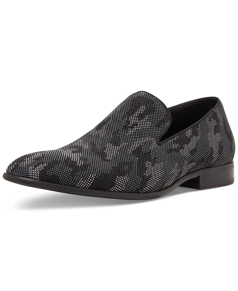 Steve Madden Men's June Camo-Print Smoking Slippers