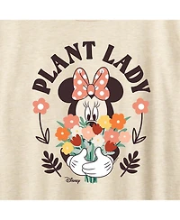 Hybrid Apparel Trendy Plus Disney Minnie Mouse Plant Lady Graphic T-shirt