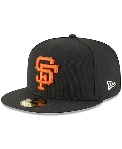Men's New Era Black San Francisco Giants Cooperstown Collection Wool 59FIFTY Fitted Hat