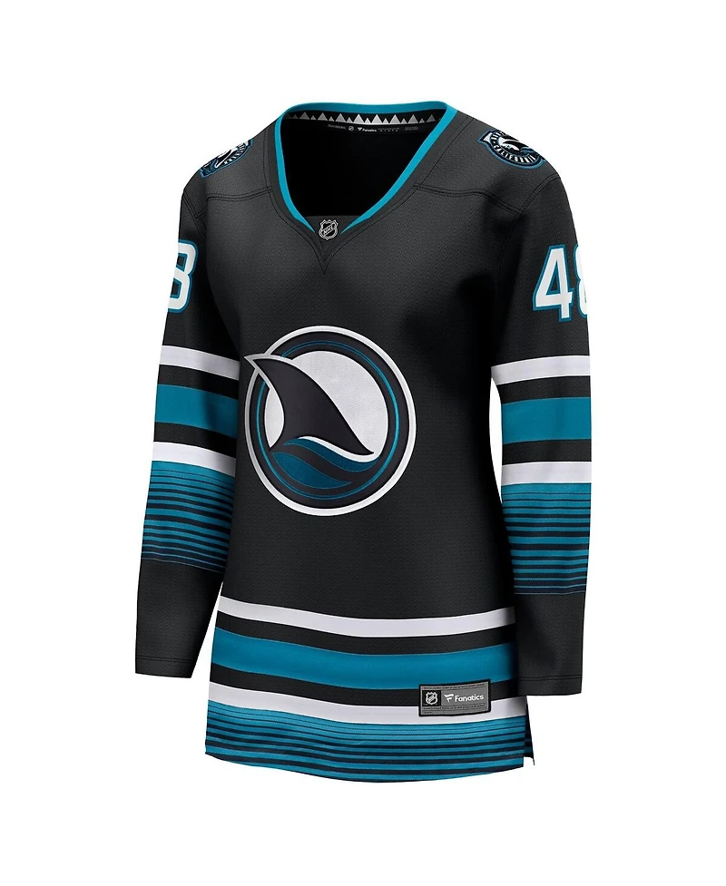Women's Fanatics Tomas Hertl Black San Jose Sharks Alternate Premier Breakaway Player Jersey