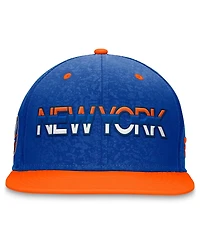 Men's Fanatics Royal, Orange New York Islanders Authentic Pro Rink Two-Tone Snapback Hat