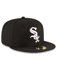 Men's New Era Black Chicago White Sox 2005 World Series Wool 59FIFTY Fitted Hat