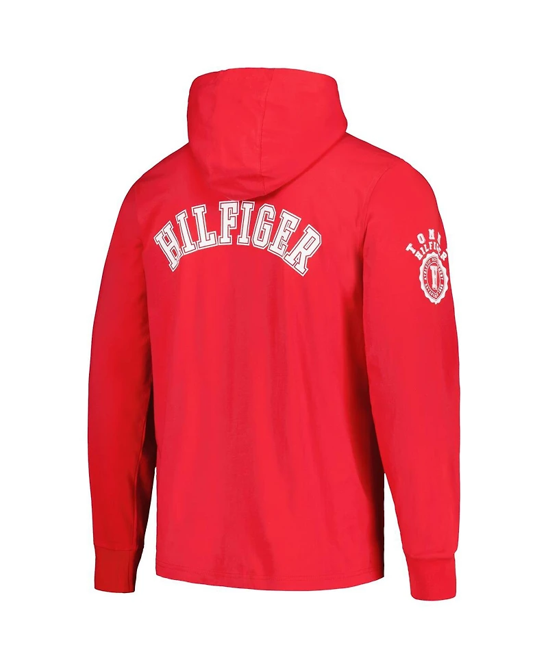 Men's Tommy Hilfiger Red Kansas City Chiefs Morgan Long Sleeve Hoodie T-shirt