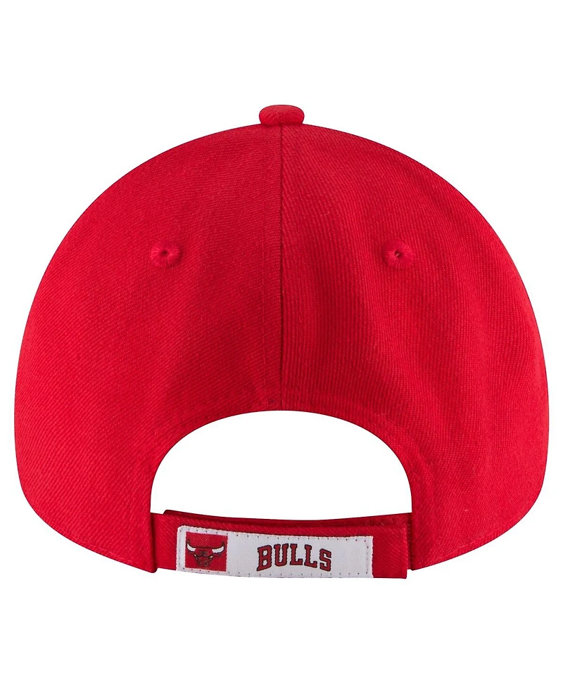 Men's New Era Red Chicago Bulls The League 9FORTY Adjustable Hat