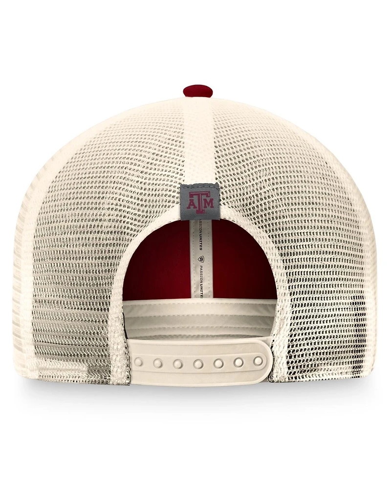 Men's Top of the World Maroon Texas A&M Aggies Refined Trucker Adjustable Hat