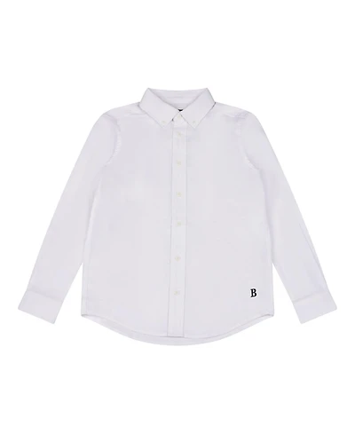 Brooks Brothers Big Boys Woven Long Sleeve Oxford Shirt