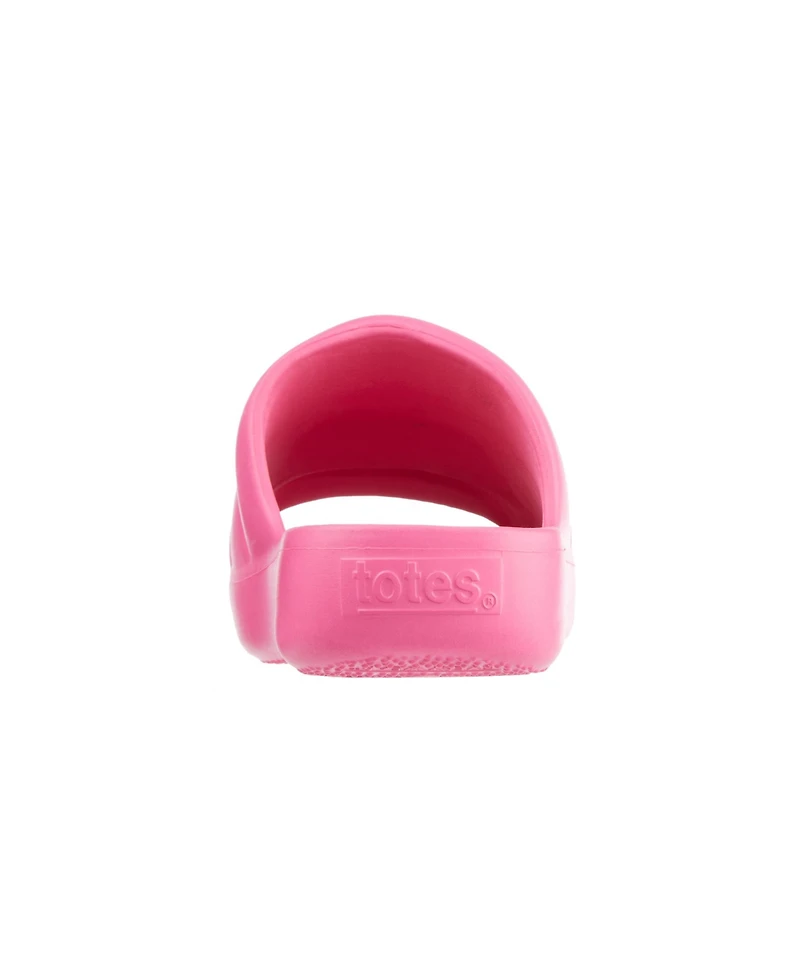 Totes Women's Molded Puffy Slide with Everywear