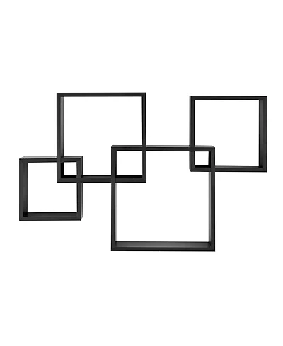 Danya B Blocchetto Intersecting Cubes Wall Shelf Unit