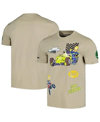 Men's and Women's Freeze Max Khaki The Simpsons Racing T-shirt