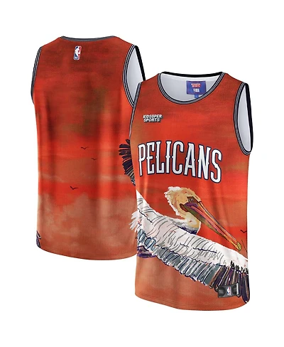 Men's and Women's Nba & KidSuper Studios by Fanatics Red New Orleans Pelicans Hometown Jersey