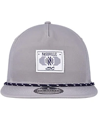 Men's New Era Gray Nashville Sc Patch Golfer Adjustable Hat