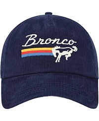 Men's American Needle Navy Bronco Roscoe Corduroy Adjustable Hat
