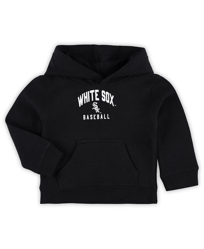 Baby Boys and Girls Black, Heather Gray Chicago White Sox Play by Pullover Hoodie Pants Set