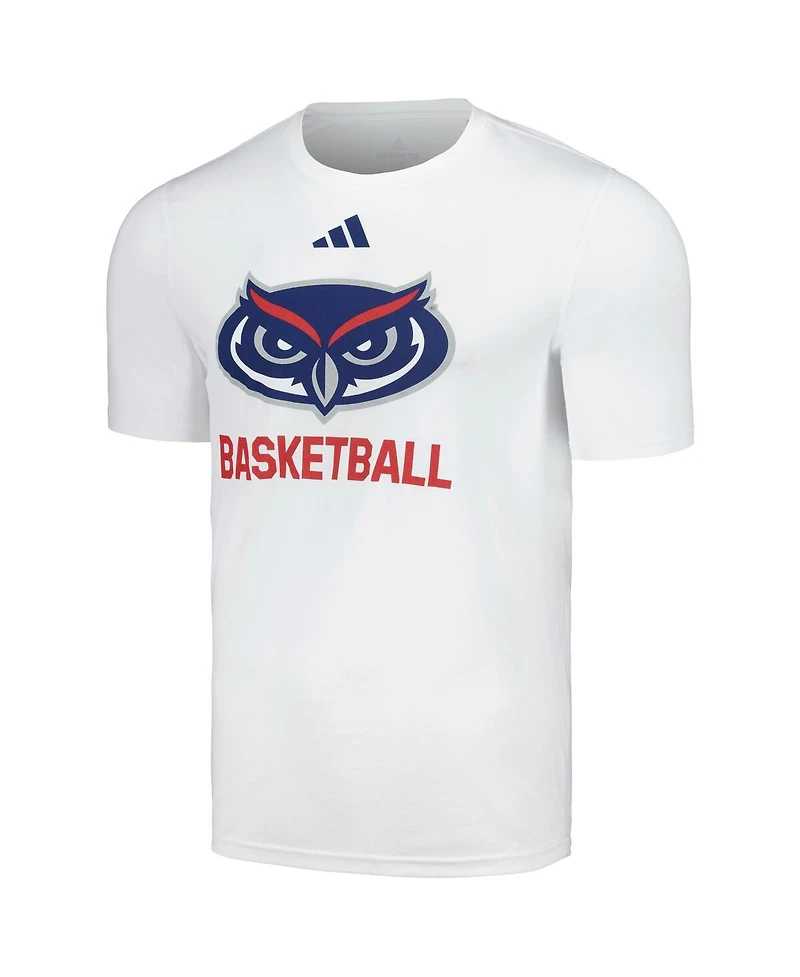 Men's adidas White Florida Atlantic Owls Basketball Creator T-shirt