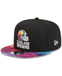 Men's New Era Black Cleveland Browns 2023 Nfl Crucial Catch 9FIFTY Snapback Hat