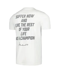 Men's Contenders Clothing White Muhammad Ali Don't Quit T-shirt