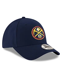 Men's New Era Navy Denver Nuggets The League 9FORTY Adjustable Hat
