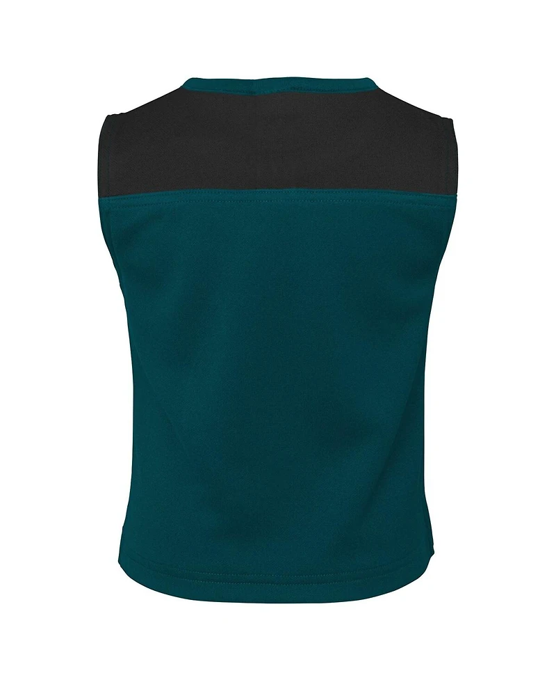 Big Girls Green Philadelphia Eagles Spirit Two-Piece Cheerleader Set