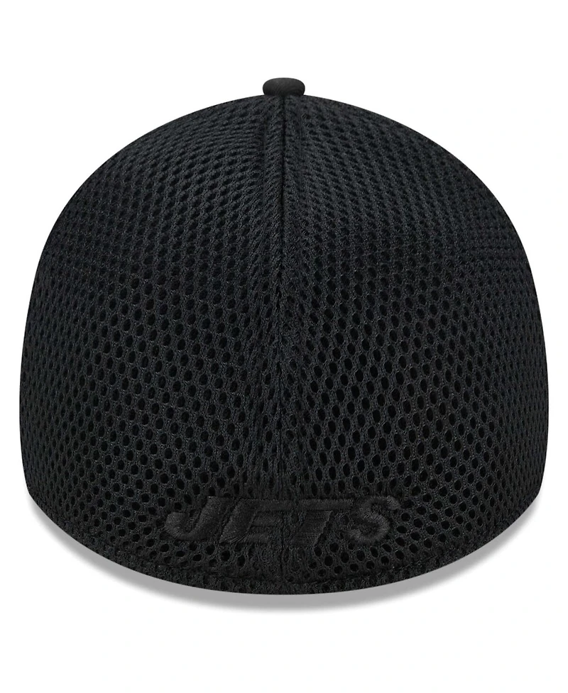 Men's New Era Black York Jets Main Neo 39THIRTY Flex Hat