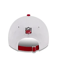 Youth Boys New Era White, Red Tampa Bay Buccaneers 2023 Sideline 9TWENTY Adjustable Hat