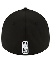 Men's New Era Black Utah Jazz Logo 39THIRTY Flex Hat