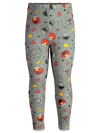 Sesame Street Toddler Girls Elmo Bird Cookie Monster T-Shirt and Leggings Outfit Set Toddler|Child