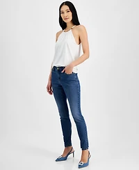 I.n.c. International Concepts Women's Curvy Mid Rise Skinny Jeans, Created for Macy's