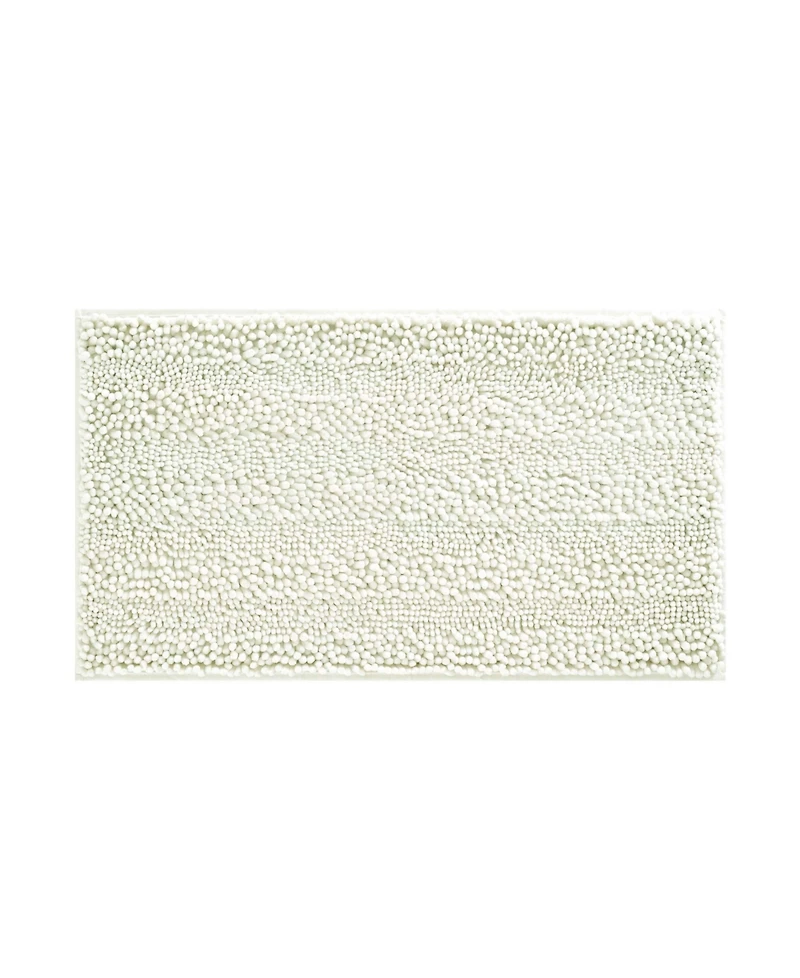 Laura Ashley Astor Chenille Bath Mat, 17" x 24"