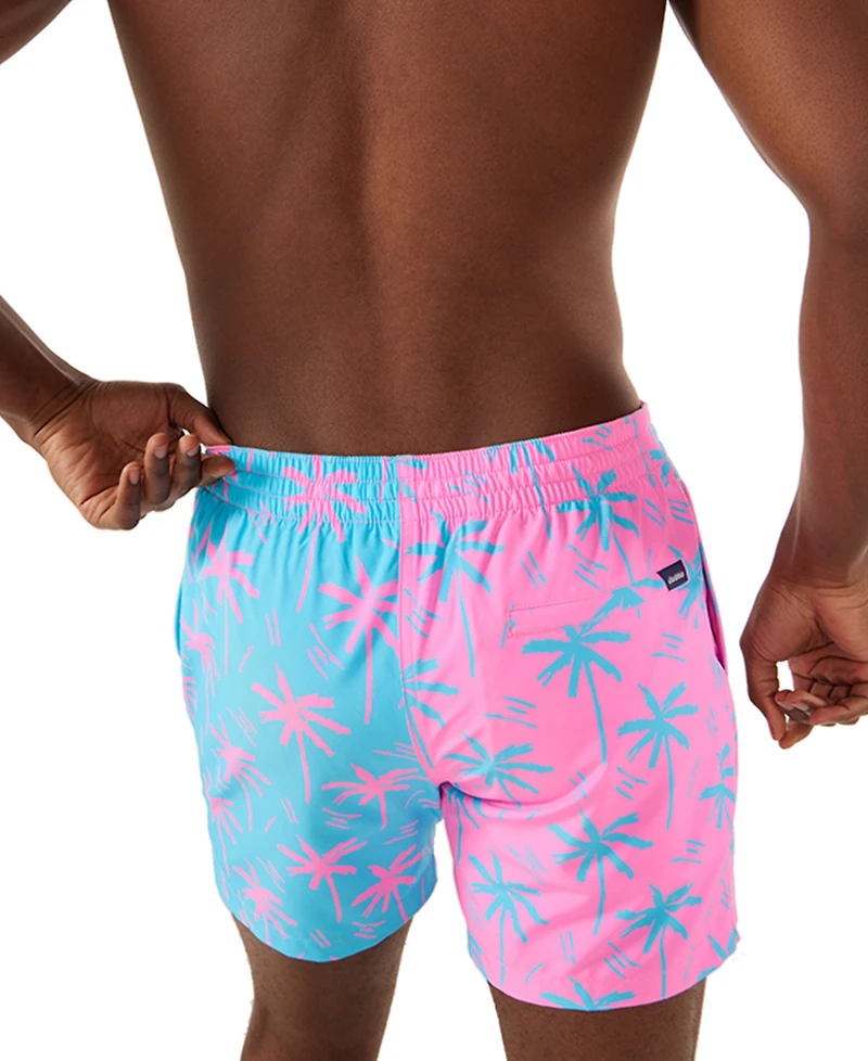 Chubbies Men's The Prince Of Prints Quick-Dry 5-1/2" Swim Trunks with Boxer Brief Liner