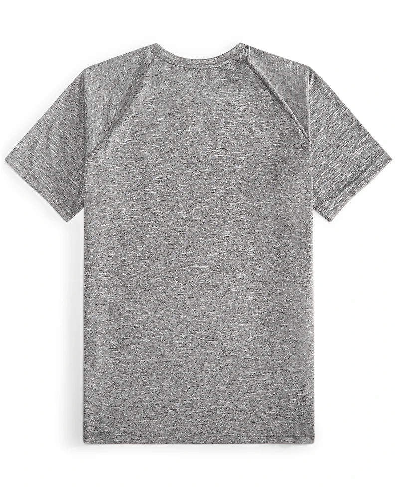 Nike Men's Hydroguard Dri-fit Stretch Upf 40+ Heather Rash Guard