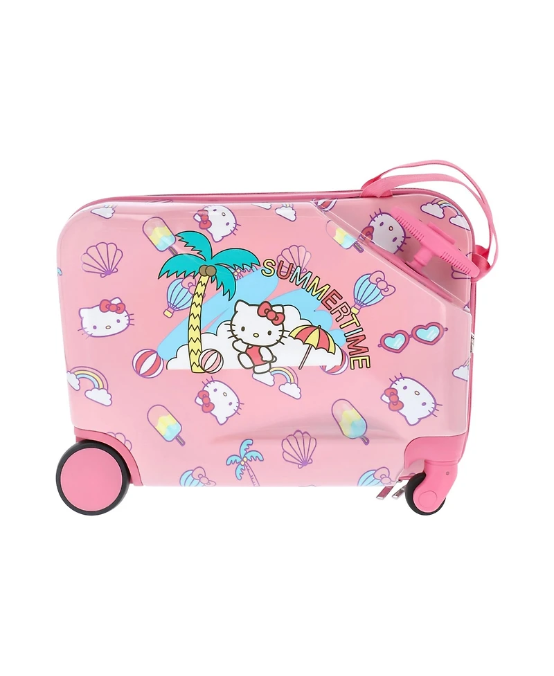 Hello Kitty Ful Ride-on Luggage Summer Time Kids 14.5" luggage