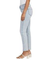 Jag Women's Cassie Mid Rise Straight Leg Jeans