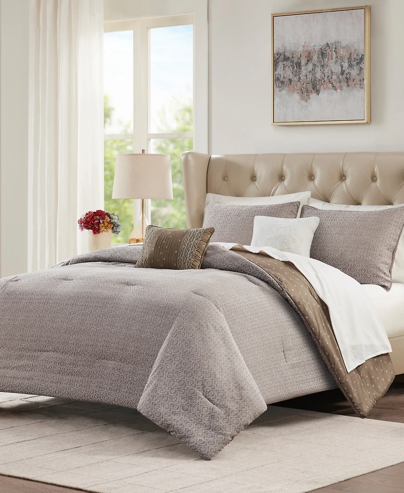 Jla Home Berkley 9-Pc. Comforter Set, California King, Exclusively at Macy's