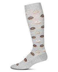 MeMoi Men's Donuts 8-15 mmHg Graduated Compression Socks