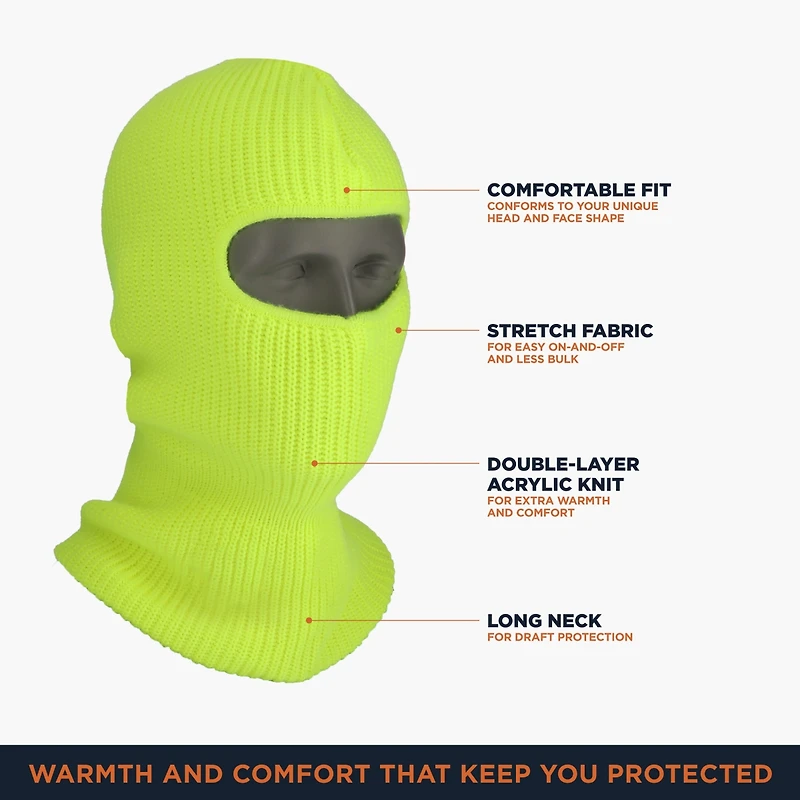 RefrigiWear Men's Open Hole Face Mask - Breathable, Flexible, and Warm Winter Cover