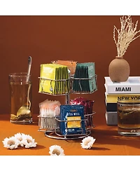 Sorbus Tea Bag 2 Tier Lazy Susan Organizer