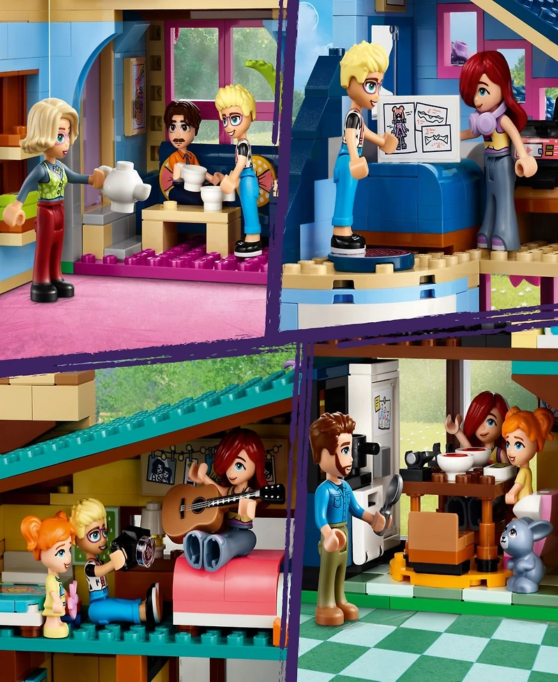 Lego Friends Olly and Paisley's Family Houses Toy for Kids 42620, 1126 Pieces