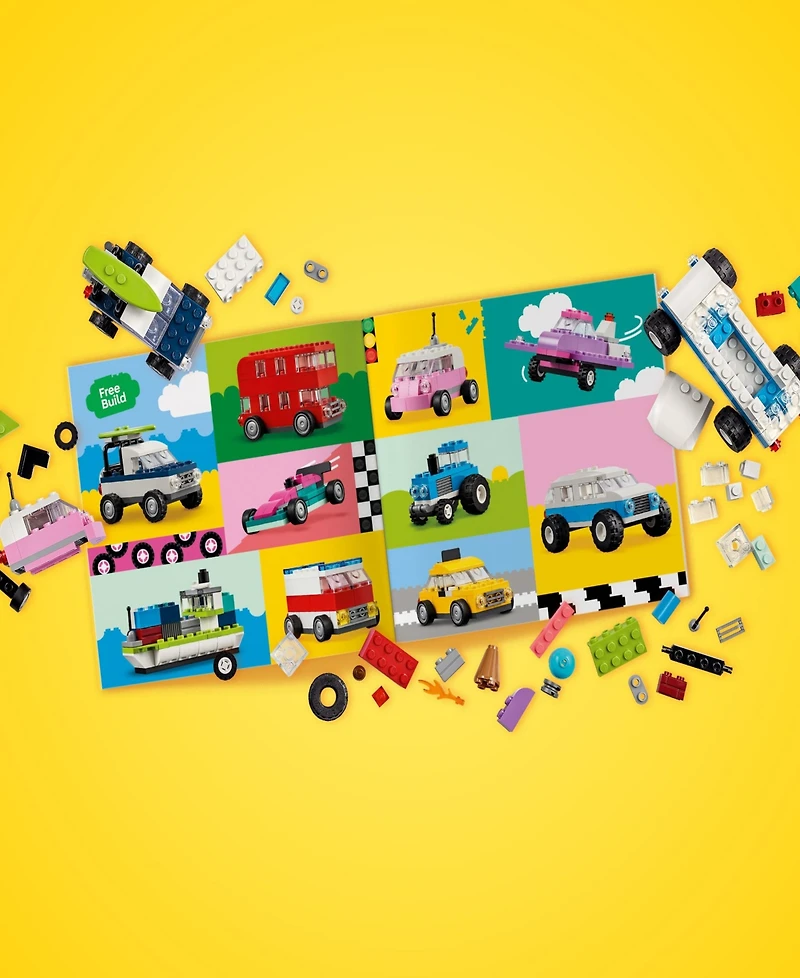 Lego Classic Creative Vehicles Car Building Toy 11036, 900 Pieces