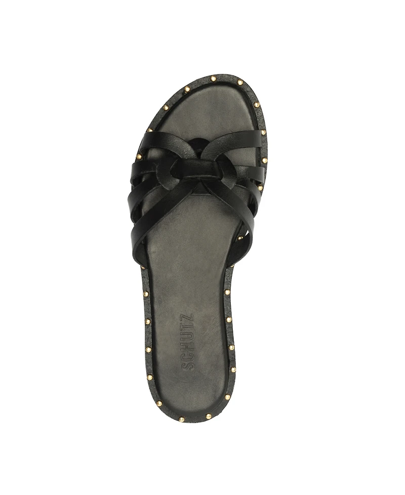 Schutz Women's Phoenix Flat Sandals