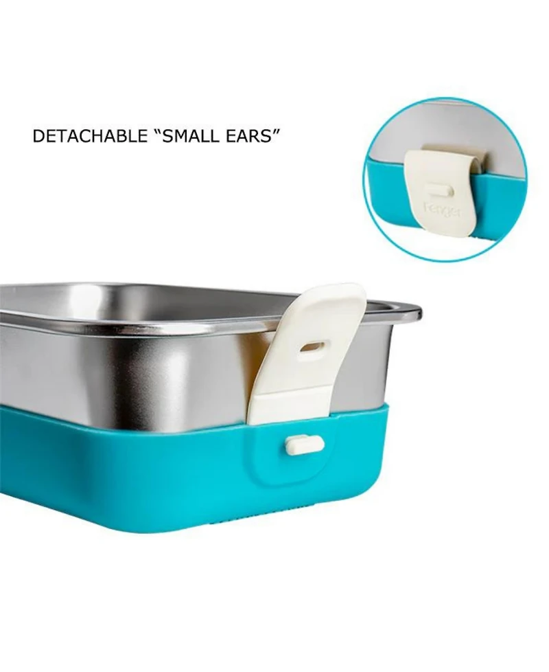 Fenger Stainless Steel Leak Resistant Container with Ms Lid and Silicone Sleeve