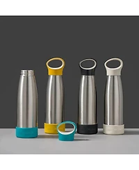 Fenger Stainless Steel Vacuum Insulated Water Bottle with Silicone Base and Handle Lid