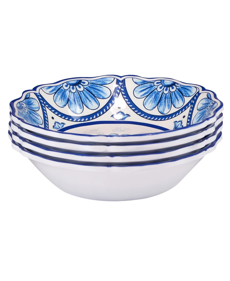Certified International Veranda Set of 4 All Purpose Bowl 8.5" x 2", Service For 4